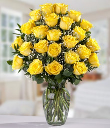 Two Dozen Colombian Yellow Roses