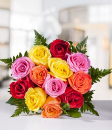 One Dozen Medium Stemmed Roses